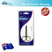 9cm Essentials Beauty Curved Nail Cuticle Scissors Stainless Steel