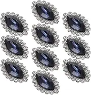 [LIFKOME] 10pcs Glass Rhinestones Sewable Crystal Beads for Clothing Wedding Dresses Shoes and Handbags Versatile Nail Gems for DIY Decoration and Crafting