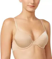 Calvin Klein T-Shirt Bra Women's Lightly Lined T Shirt Bra Nude 32B New