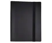 9-Pocket Trading Card Album Folder Trading Card Binder Premium 360 Cards Black