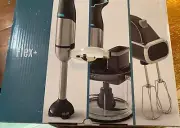 New Pampered Chef FLEX+ MULTI PREP SET #100272 Blender Food Processor Mixer NIB