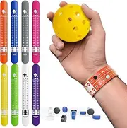 UBARONY Pickleball Score Keeper, 4 Portable Pickleball Scoreboard Counter Scorekeeping Tracker Wristband for Sports Games Indoor & Outdoor Yard, Cornhole, Ping Pong