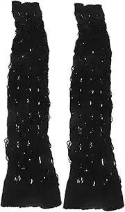 [JEWEDECO] Unique Hollow Design Gloves Women's Winter Party Gloves Touchscreen Capability