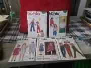 Sealed Burda Sewing Patterns UNCUT Lot of 5