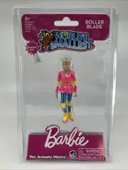 World's Smallest Rollerblade 4 Inch Posable Barbie Doll Rooted Hair