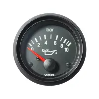 在飛比找Yahoo!奇摩拍賣優惠-德國 VDO 12v 0-10bar 油壓錶 52mm