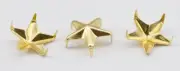 Size 60 12MM Gold Star Nailhead 5 Prongs Non Rusting - 50 PCS