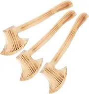 Veemoon Halloween Party Supplies Fake Toy Axe Skull Wooden Hatchet Axe for Children