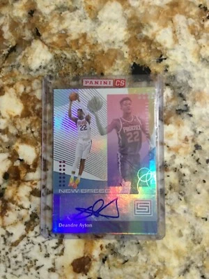 2018-19 panini new breed deandre ayton rc autograph