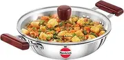 Hawkins Futura Stainless Steel Deep Fry Pan with Steel Lid, 2.5 Litre Capactiy