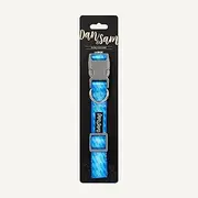 Dan & Sam Coastal Dog Collar - Large, Durable, Adjustable, Comfortable, Stylish Ocean-Inspired Design, Premium Quality for Active Dogs, Secure Buckle & D-Ring for Leash Attachment