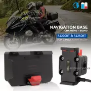 12MM Mobile Phone GPS Navigation Bracket Wireless Charge For BMW R1200RT R1250RT