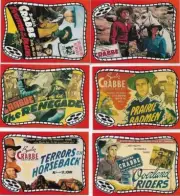 6 Card Lot *BUSTER CRABBE * 1993 Riders of the Silver Screen Cards