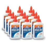 Elmer's Glue All Clear Crafting Adhesive 4 Oz 12 Count Non Toxic Fast Drying