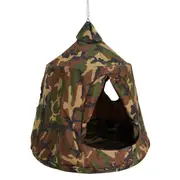 Hanging Tree Tent Swing Hammock with LED Lights and Waterproof Canopy