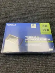 Linksys Wireless-N Notebook Adapter WPC300N Range 4X Speed 12X New sealed box