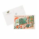 美國RIFLE PAPER 聖誕明信片組 (10入)/ GREETINGS FROM THE NORTH POLE ESLITE誠品