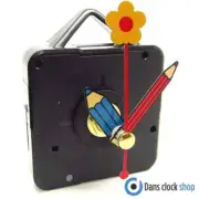 New Quartz Clock Movement Mechanism Motor With 33mm Novelty Pencil Metal Hands