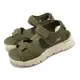 Skechers 涼鞋 Go Walk Flex Sandal-Antigua Beach 男鞋 綠 緩震 健走鞋 229205OLV