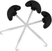 Ice Skates Boot Puller Tool 3pcs Hockey Skate Lace Tightener Stainless Steel Lace Tool