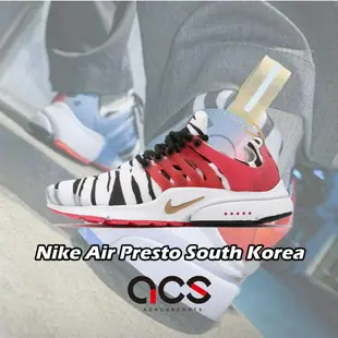 Nike 休閒鞋 Air Presto 白 紅 藍 男鞋 女鞋 魚骨鞋 陰陽 鴛鴦配色 【ACS】 CJ1229-100