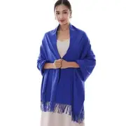 Winter Scarfs for Women Pashmina Shawls Wraps for Evening Dresses Royal Blue