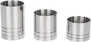 Cocktail Jigger Bar Drink Measuring Cup Set Stainless Steel 25ml+35ml+50ml Ounce Cup Bartender Tool