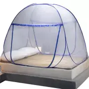 Pop Up Bed Mosquito Net Tent with Bottom Canopy Folding Insect Screen Home Room