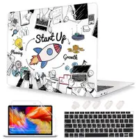 在飛比找蝦皮購物優惠-♥太空塗鴉圖案保護殼 蘋果保護 macbook pro 13