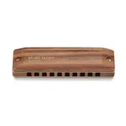 Suzuki MR-550H-D Koa Pure Harp 10-Hole Diatonic Harmonica, Key of D