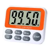 Digital Countdown Kitchen Timer - Count Up Down Magnetic Timer Clock with Lou...