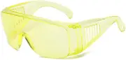 SagaSave Safety Over-Glasses, UV Resistant Protective Spectacles Science Goggles for Construction, Outdoor and Laboratory (1PCS)