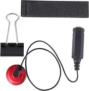 ERINGOGO Guitar Piezo Microphone Pickup Self Adhesive Pickup for Accurate Sound Capture Compatible with Ukulele Guitar Standard Jack for Easy Connection
