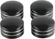 Motorcycle 4pc Head Bolt Covers for Harley Sportster XL 1986 1987 1988 1989 1990 1991-1999 2000 2001-2009 2010 2011 2012 2013 2014 2015 2016 2017 for Twin Cam 99-17 Accessories (Color : Black)