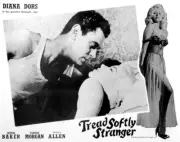 Tread Softly Stranger Lobby Card George Baker Diana Dors 1958 Old Movie Photo