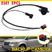 2pc Rear Parking Assist Camera for 2011-20 Dodge Grand Caravan 04672639AA EXC