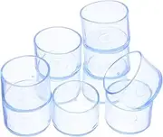 NOLITOY 10pcs Table and Chair Foot Cover Thickened Furniture Pads Dining Chair Floor Protectors Thickened Chair Pads Hardwood Floor Chair Protectors Chair Leg Floor Pads Transparent