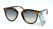 CaliBlue 59053CAL202 Tortoise Shell Brown and Gold Womens Sunglasses 100% UV