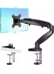 Nicbex Single Monitor Mount, Adjustable Monitor Stand for 15 to 27 Inch Screens