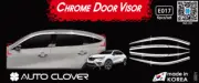 Chrome Window Vent Visors RainGuard Sun Silver E017 for Renault Arkana 2019~2021