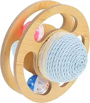 Interactive Cat Scratching Durable Post Ball for Indoor Cats to Satisfy Scratching Instinct Enhance Exercise Decompression Stable Design for Endless Fun