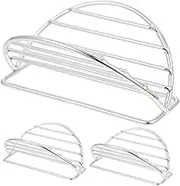 GRIRIW 3Pcs Taco Holders Compact Stainless Steel Pancake Stands for for Burritos Supply for Home Cooking and Restaurants