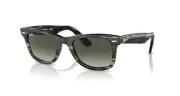 RAY BAN WAYFARER Bio Acetate RB2140 136071 50-22 Striped Grey - Gradient Grey