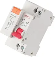 KAVJU DZ30LE-32 RCBO 1P+N MCB 230V 36mm Residual Current Circuit Breaker with Over and Short Current Leakage Protection 10A-32A(20A)