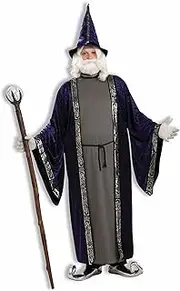 Forum Novelties Men's Wizard Adult Costume, Purple