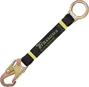 TRSMIMA Safety Harness Extension Lanyard - 18”D-ring Extender Fall Protection Arrest System with Snap Hook Connector Ring ANSI Compliant