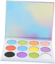 Wide Color Range Eyeshadow Palette 12 Colors Glitter Matte Travel-friendly for Women
