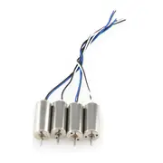 4pcs For DJI Tello Motor 8520 Brushed Motor Replacement Repair Part for TELLO RYZE Tello EDU Drone RC Quadcopter CW CCW Silver