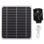 Solar Panel Kit 20W Portable Solar with 2 USB Outdoor Battery Powered for7603