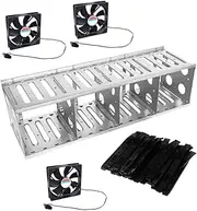 ARTIBETTER 1set Hard Drive Enclosure Cooling Fans Hard Drive Mounting Bracket Shockproof Design for External Storage Easy Installation for Expanding Storage